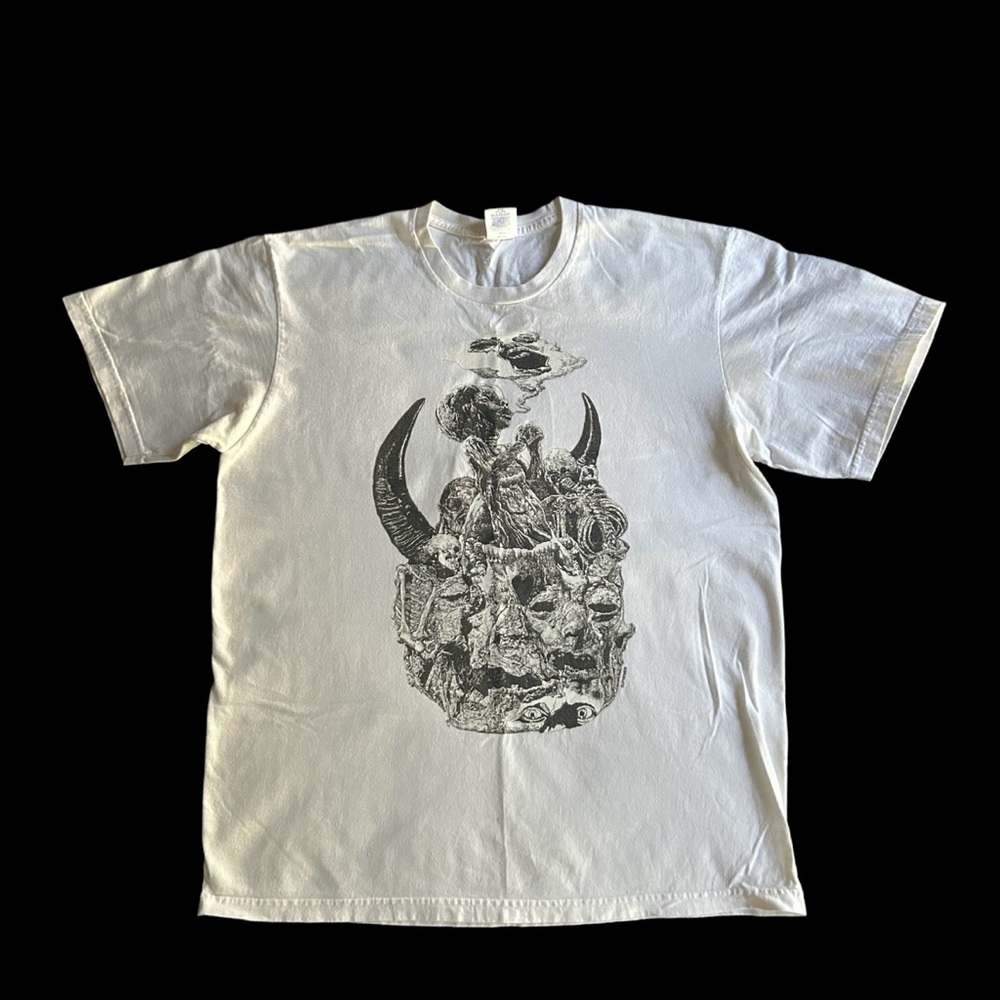 Supreme White Tee with Black Graphic Men’s Medium Used
